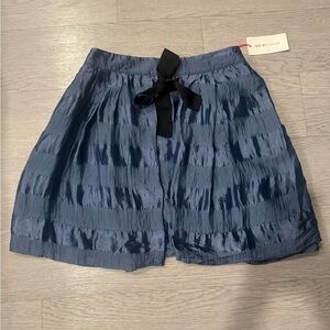 See By Chloe Silk Blend Bow Coquette Feminine Mini Skirt Size 4